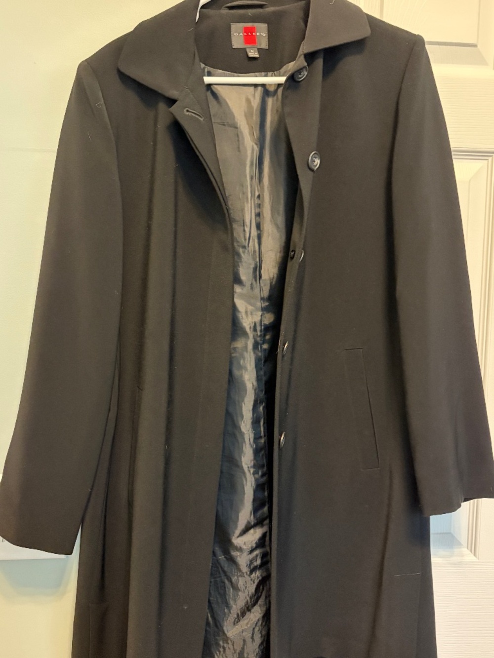 Gallery, black car-coat, L